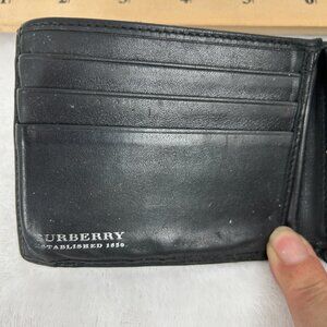 Burberry Men's Genuine Leather Bifold Wallet